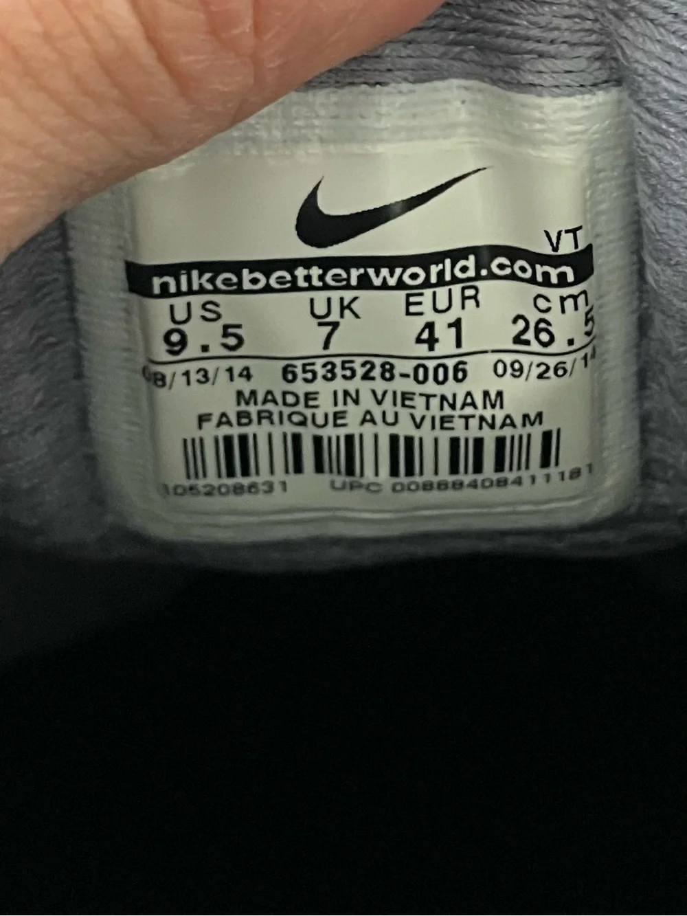 Nike gently used